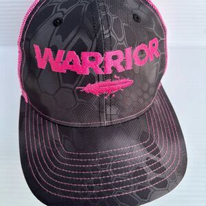 Richardson Warrior Snapback Hat Black Unisex Adjustable One Size